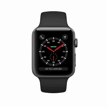 Montre Apple Watch Series 3 Aluminium Sport Noire