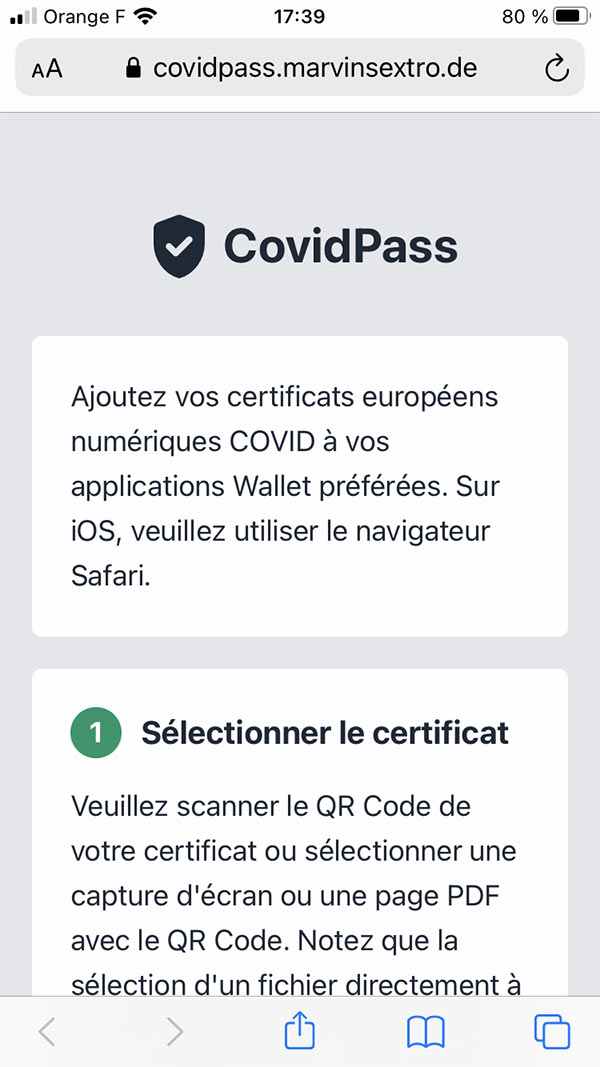 Site Covidpass